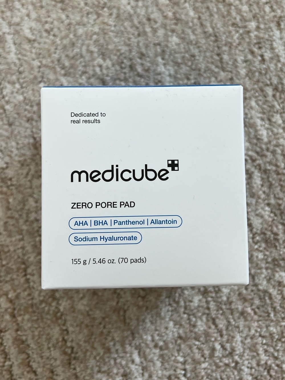 Brand new in box Medicube zero pore pad (70 pads)